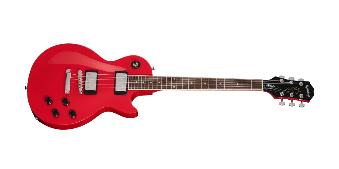 Epiphone - Les Paul Tribute Electric Guitar - Lava Red -  E1LPOLRNH